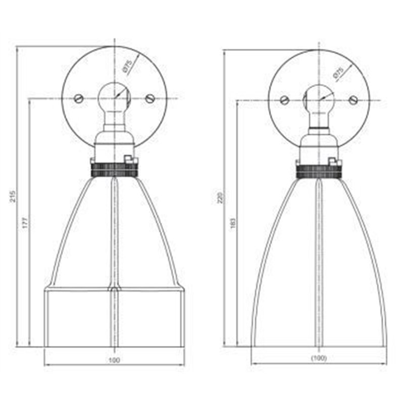 Tekna NAUTIC STIFFKEY BOBECHE Wandlamp