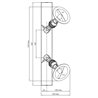 Tekna C LILLEY SPOT ON RAIL 2 - LED (300MM) Deckenlampe