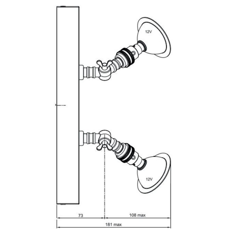 Tekna C LILLEY SPOT ON RAIL 2 - LED (300MM) Deckenlampe