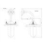 Tekna C Butterfly 90° Wandlampe