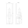 Tekna Walcott Twin Wandlampe