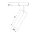 Tekna FLATSPOT 6 - SURFACE MOUNTED GU10 Plafondlamp