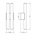 Tekna ARTON Phare Double Small Wandlamp