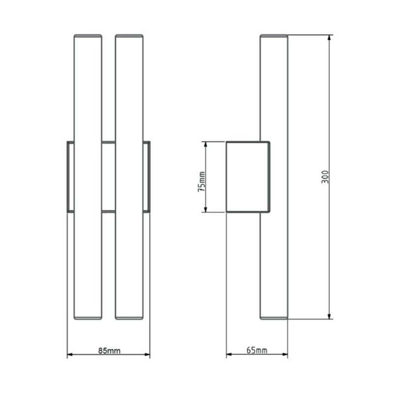 Tekna ARTON Phare Double Small Wall lamp