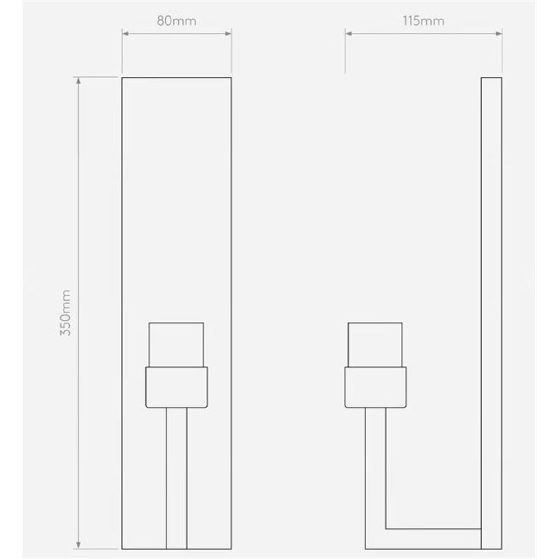Astro Riva 350 Wandlampe