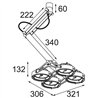 Modular Nomad Adjustable 4x LED AR111 plafonnier