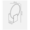 Nordlux Hester [IP44] 3-step Dim Wandlampe