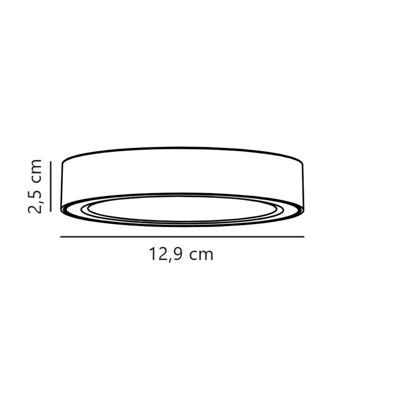 Nordlux Sóller 12 [IP44] 3-step-Dim Inbouwspot