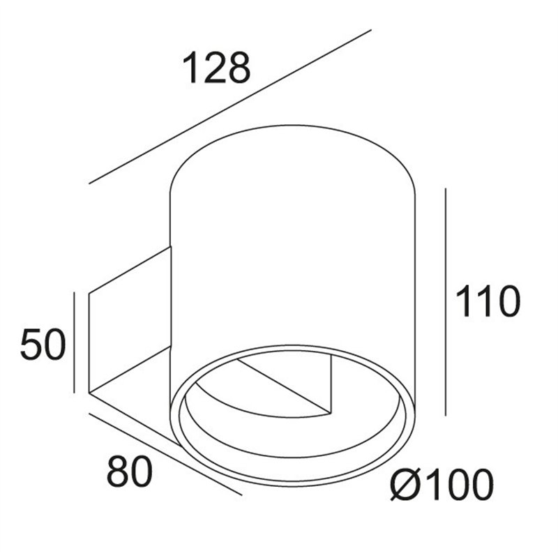 Delta Light ORBIT T LED Wall lamp