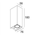 Delta Light MONO II DOWN-UP LED Wandlamp