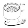Delta Light Frax Mb Pole wall lamp