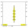 Delta Light FRAX MB POLE SUPERSPOT HONEYCOMB Wandlampe