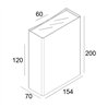 Delta Light NOCTA SQ155 DOWN-UP VWFL Wandlampe