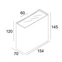 Delta Light Nocta Sq155 Sp Wandlamp