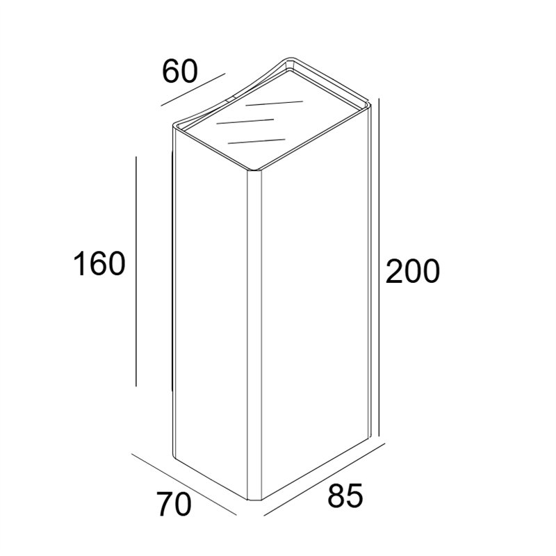 Delta Light Nocta Sq85 Down-Up Sp wall lamp