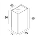 Delta Light Nocta Sq85 Sp Wandlamp