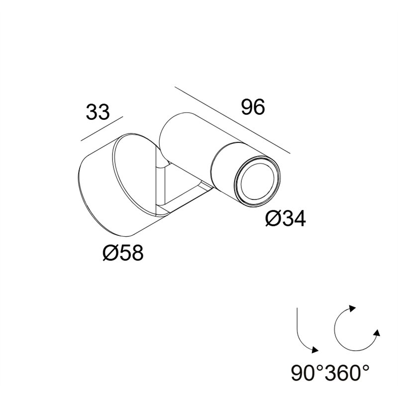 Delta Light Spix S 24V wall lamp