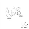 Delta Light Spix S 24V wall lamp