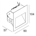 Delta Light Heli X Screen Wandlamp