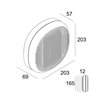 Delta Light Nebbia 20 PDS DIM8 Applique