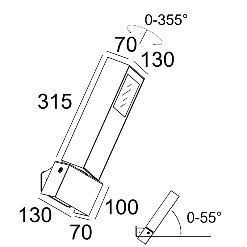 Delta Light Polesano W street applique