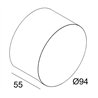 Delta Light Stip W R wall lamp