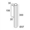 Delta Light HEDRA 39 W Wandlampe