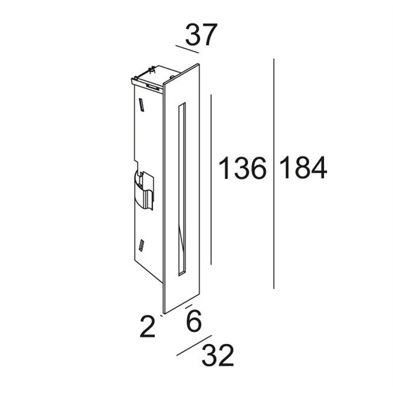 Delta Light INLET S WW Wandlamp