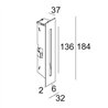 Delta Light INLET S WW Applique