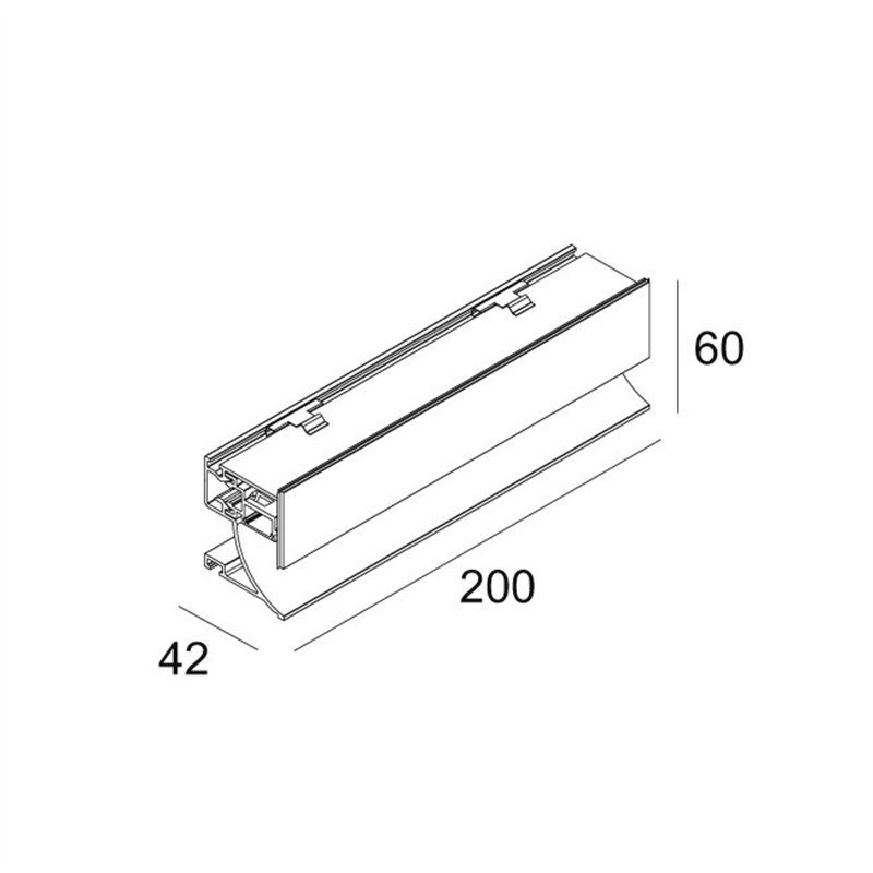 Delta Light INLET TRIMLESS L20 Wandlamp