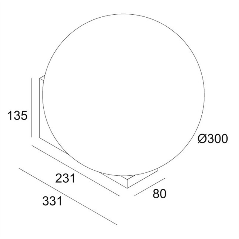 Delta Light OONO W L Wall lamp