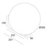 Delta Light OONO W L Wall lamp