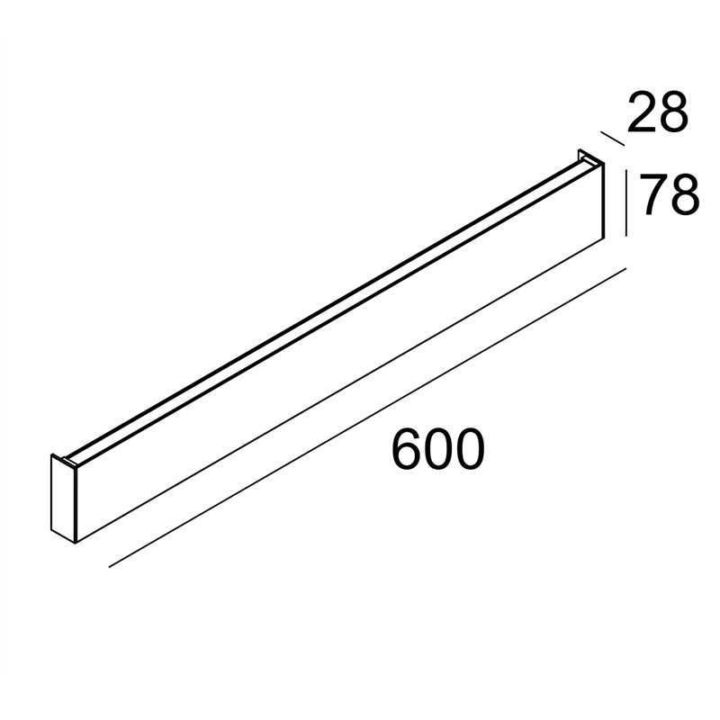 Delta Light Femtoline W Down-Up 600 Wandlampe