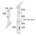 Delta Light POLESANO 4M - 21L ANCHORED Tuinpaal