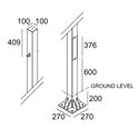 Delta Light POLESANO 6M - 21L BASE Tuinpaal