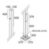 Delta Light POLESANO 6M - 3 BASE Poteau de jardin