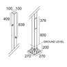 Delta Light POLESANO 6M - 4 BASE Bodenlampe