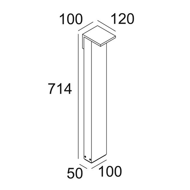Delta Light OBLIX S 70 Tuinpaal