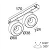 Delta Light M26L - ODRON 2/41 MDL Éclairage sur rail