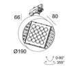 Delta Light FRAGMA 4X4 ADM DIM1P Track lighting