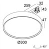 Delta Light MULTINOVA 30 TW ADM DIM5 Éclairage sur rail