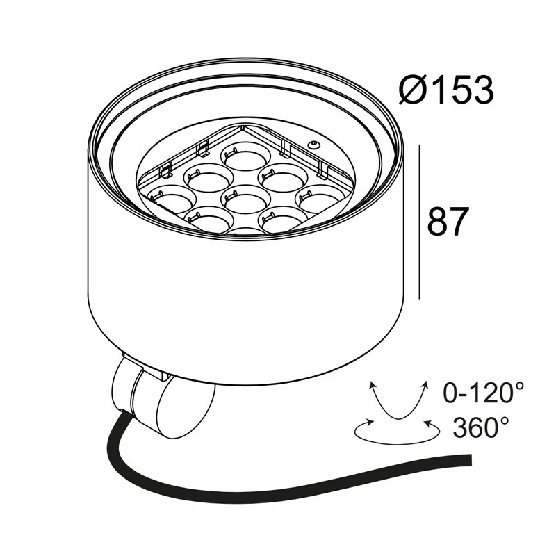Delta Light FRAX MB POLE LINEAR V Tuinpaal