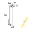Delta Light Elbo Symmetric P 40 Lampadaire extérieur