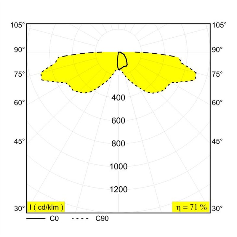 Delta Light Elbo Symmetric P 40 Lampadaire extérieur