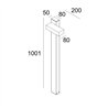 Delta Light POLESANO BOLLARD 100 DIM5 Garden lamp