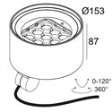 Delta Light FRAX MB POLE 92714 HONEYCOMB DIM5 Tuinpaal