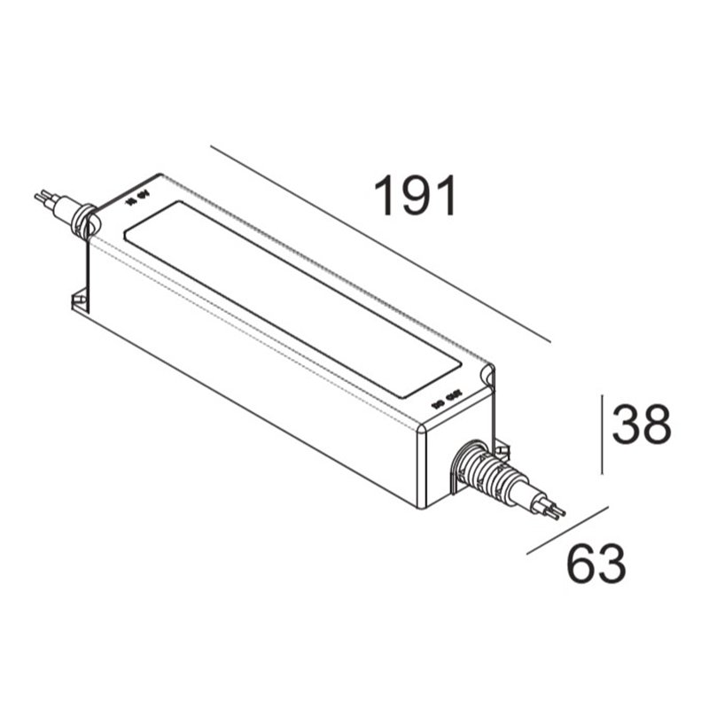 Delta Light LED POWER SUPPLY 24V-DC / 120W IP67 DIM5