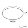 Delta Light MULTINOVA 55 TW ADM DIM5 Éclairage sur rail