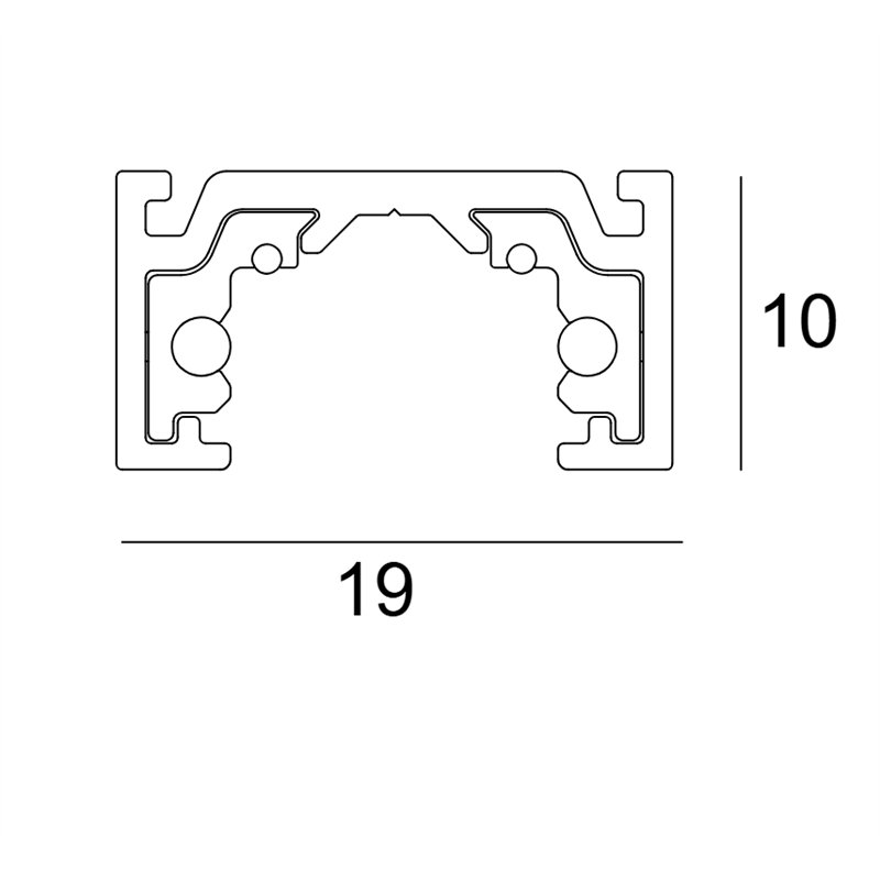 Delta Light SL19 - PROFILE 3m Track lighting fixture