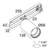 Delta Light SPY 66 TW ADM DIM5 Schienenbeleuchtung
